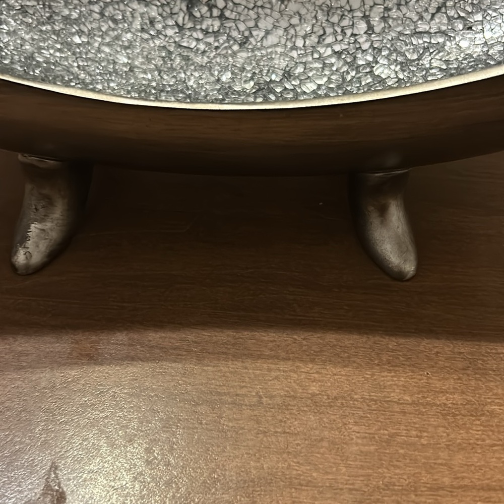 Creative Scents Schonwork centerpiece crackled bowl. Beautiful! - Picture 2 of 6